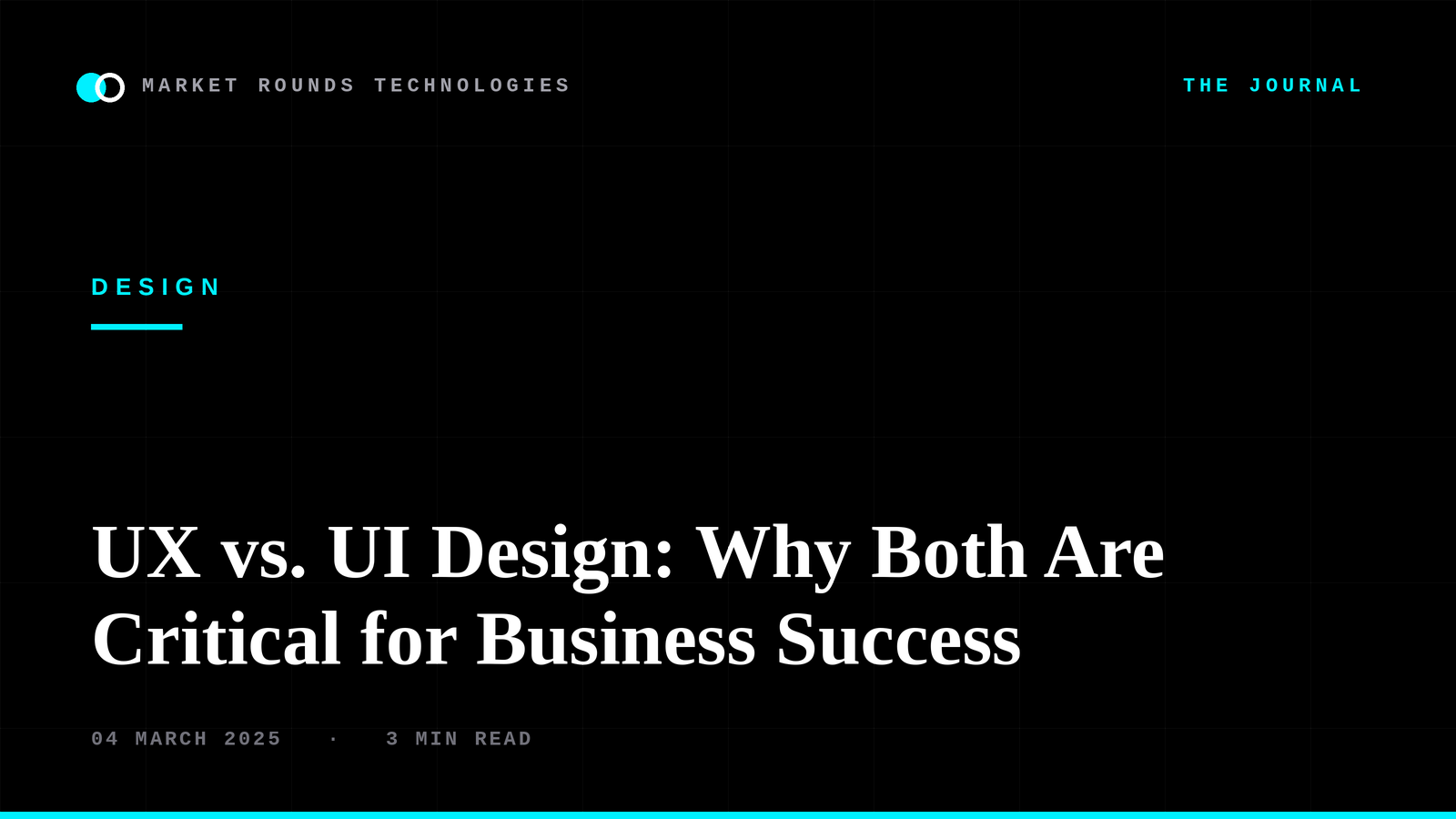 UX vs. UI Design: Why Both Are Critical for Business Success